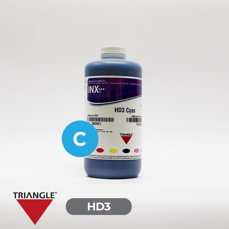 Tinta Triangle Solvente HD3 Cyan